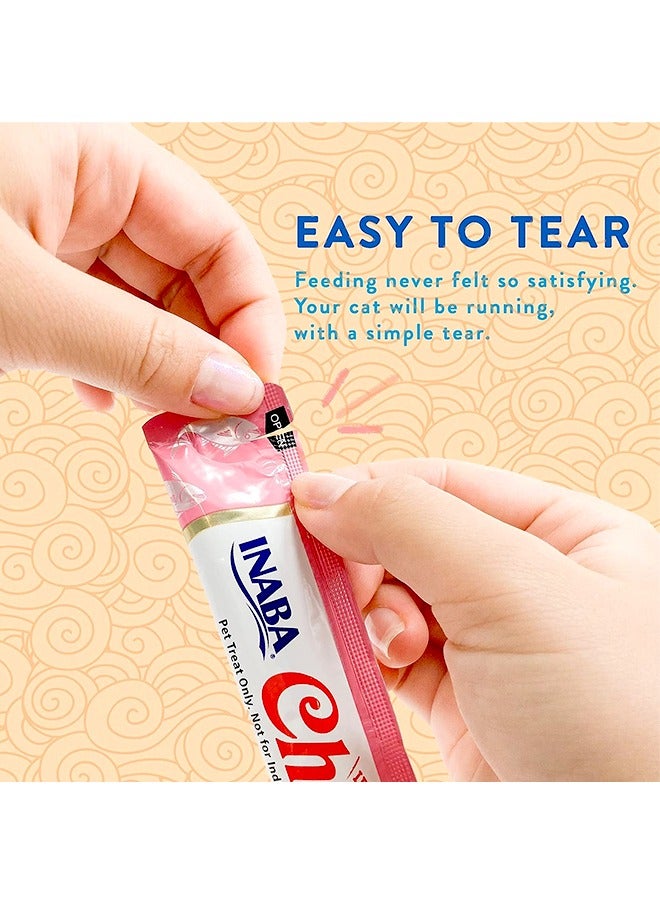 إينابا تشورو دجاج للقطط الصغيرة - مكافآت قابلة لللعق - 56 غرام (عبوة من 6 قطع) - Image 2